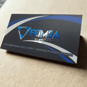 Tarjetas Mate UV